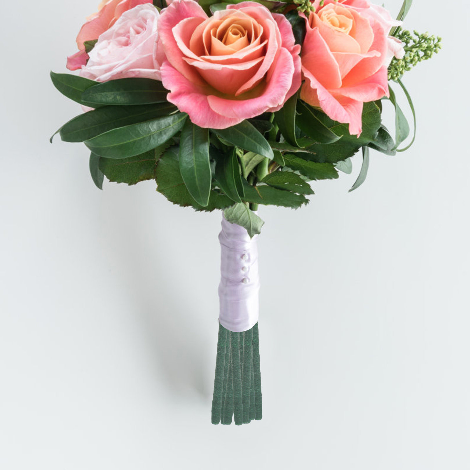 Floral Tape Green - 4 個グリーンフラワーテープ柔軟で伸縮性のある花茎ラップテープ花束用造花 DIY フラワーアレンジメントクラフト