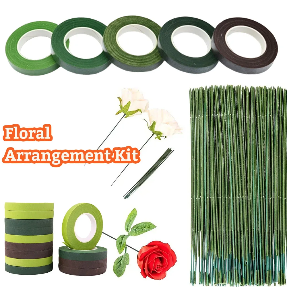 1-10 個花束花茎テープグリーン自己粘着テープ花屋フラワー - Floral Tape Green のレビューと価格