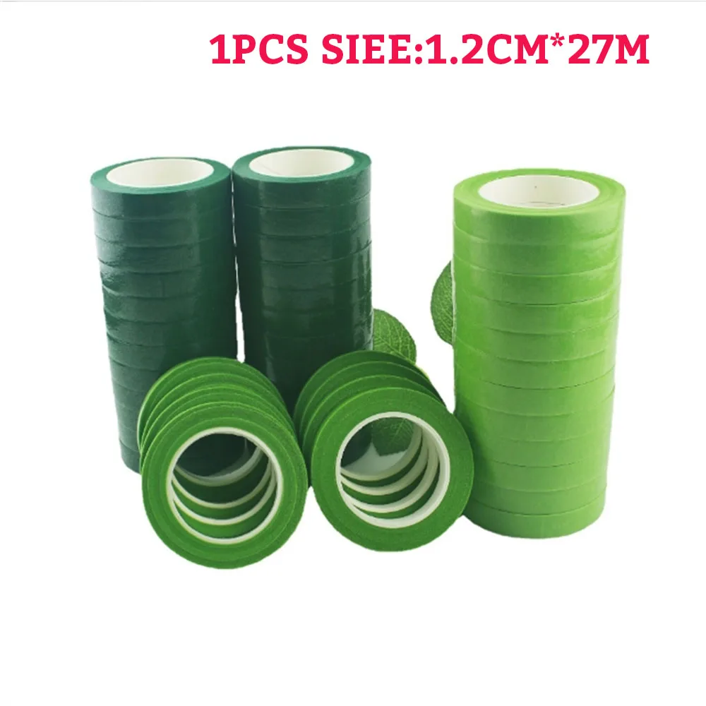 1-10 個花束花茎テープグリーン自己粘着テープ花屋フラワー - Floral Tape Green のレビューと価格