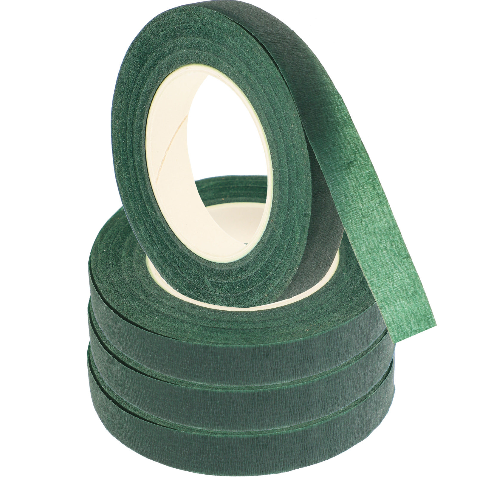 4 個グリーンフラワーテープ柔軟で伸縮性のある花茎ラップテー - Floral Tape Green のレビューと価格
