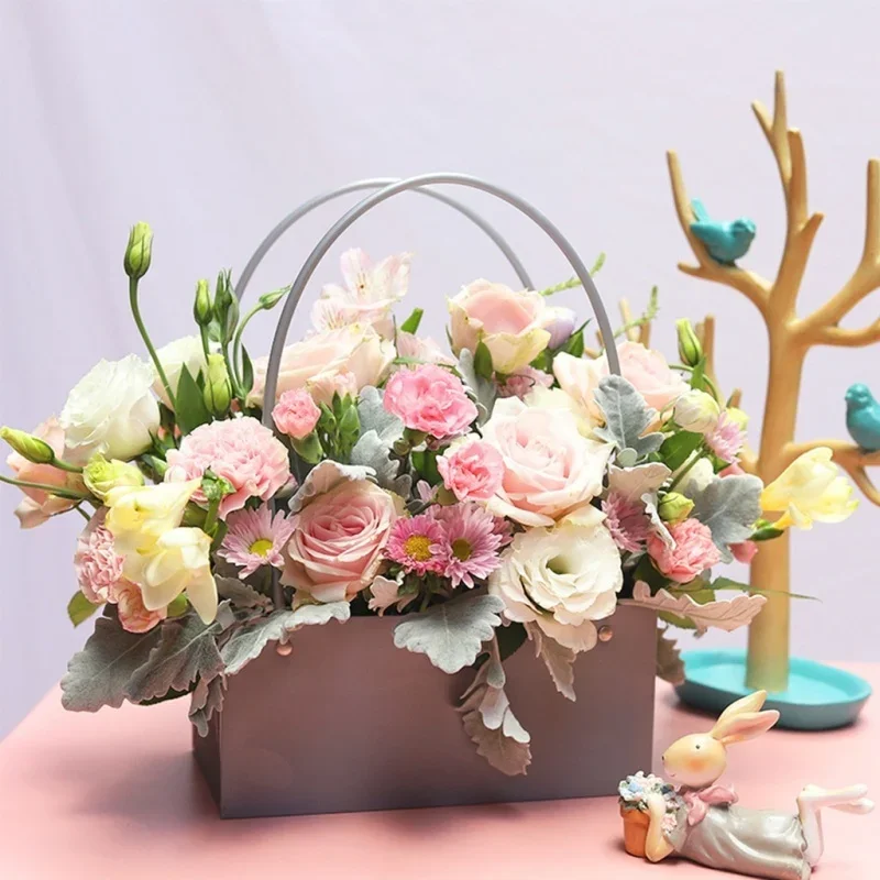花紙箱バケツ PVC 花屋ギフト包装 22x11x10cm  - Florist Supply Buckets のレビューと価格