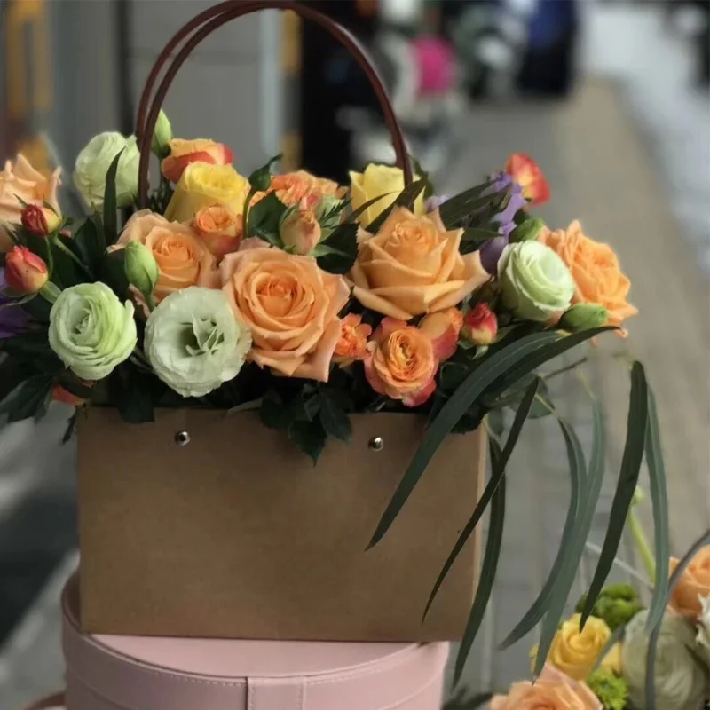花紙箱バケツ PVC 花屋ギフト包装 22x11x10cm  - Florist Supply Buckets のレビューと価格