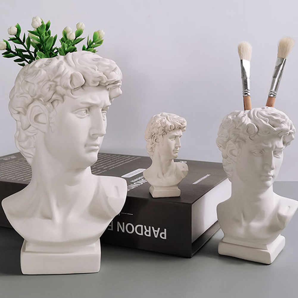 クリエイティブペンホルダーアートフラワーポット化粧ブラシ収納 - Florist Supply Vases のレビューと価格
