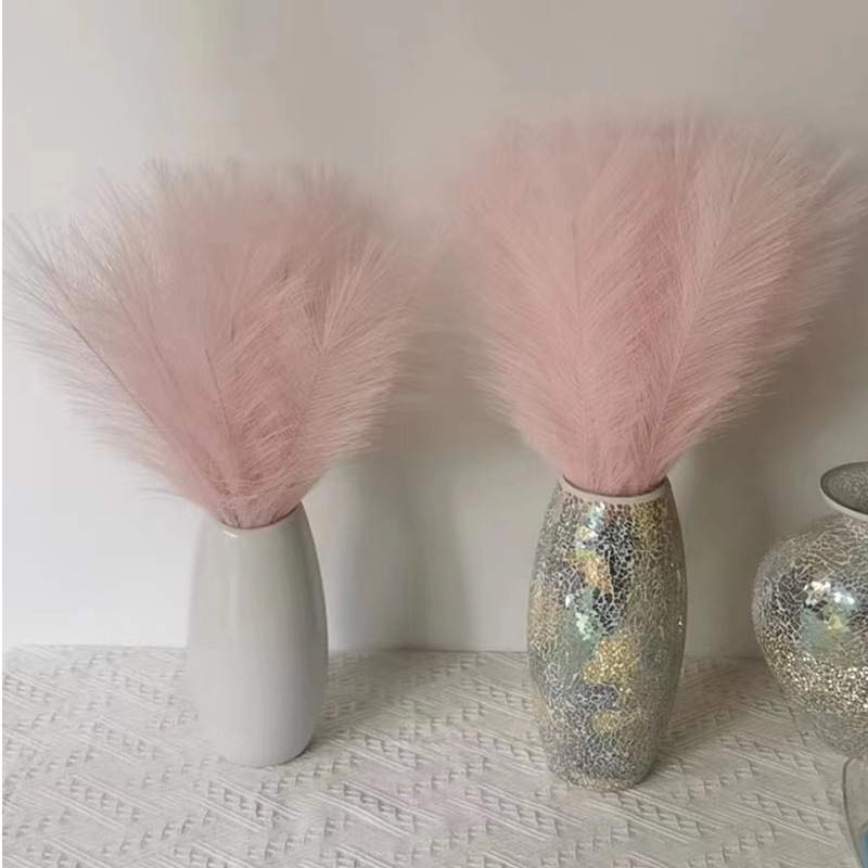 10/20個模擬リード羽パンパス草ホームポーチウェディングパ - Florist Supply Vases のレビューと価格