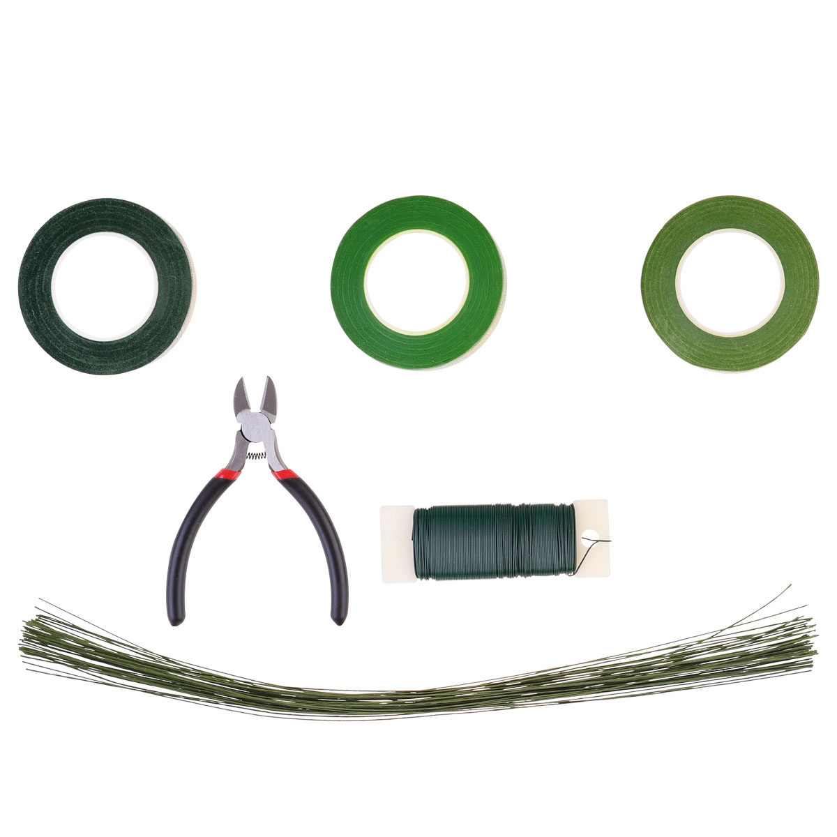 DIYフラワー作り工芸品 フローラルテープ 実用的なカッティ - Floral Tape Green のレビューと価格