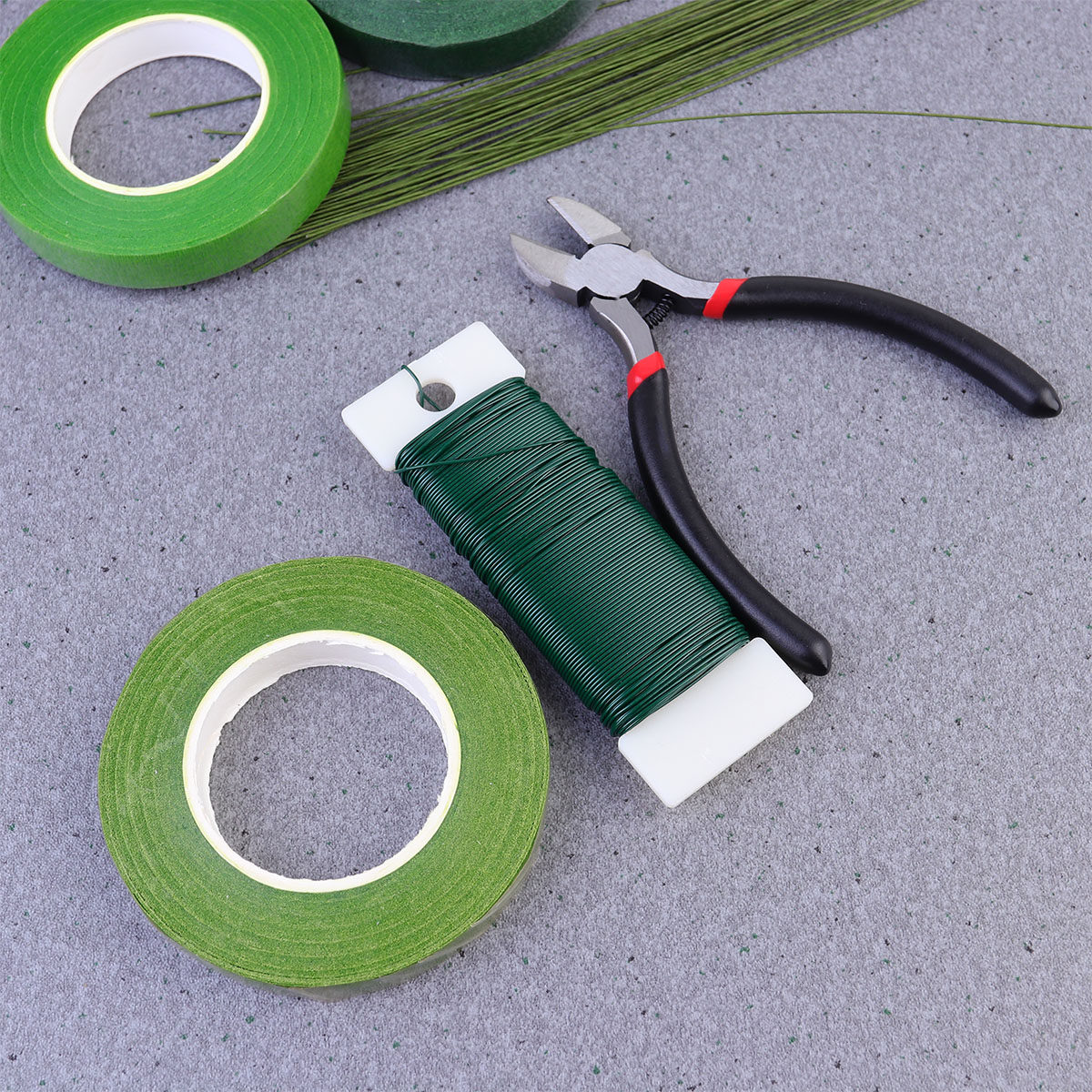 DIYフラワー作り工芸品 フローラルテープ 実用的なカッティ - Floral Tape Green のレビューと価格