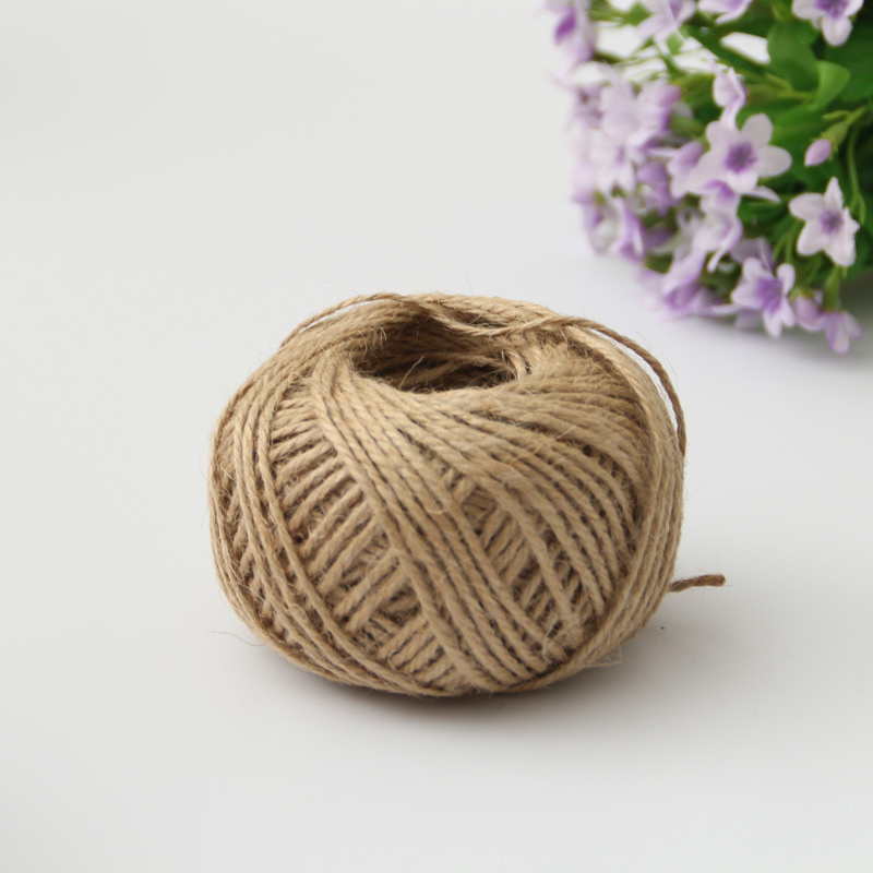 50 メートルの天然ジュート麻ひも芸術工芸品やガーデニング用 - Twine Jute Natural のレビューと価格