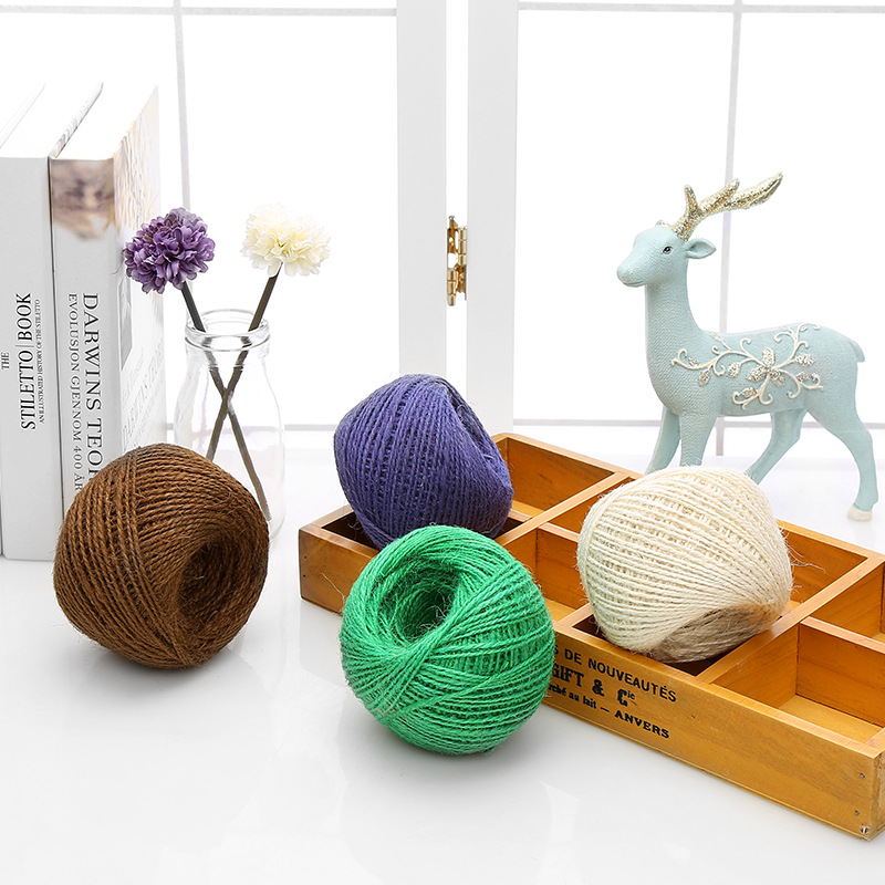 天然ジュート麻ひも耐久性のある芸術工芸ギフトラッピングストリ - Twine Jute Natural のレビューと価格