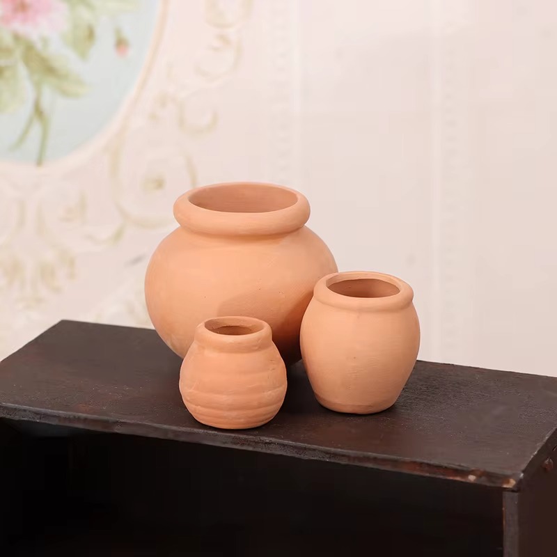 1:12 ドールハウスミニチュアデコラ花瓶ミニテラコッタ花ポ - Florist Supply Vases のレビューと価格