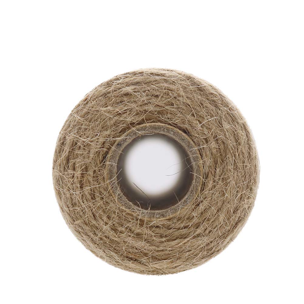 2個入り×333フィート2mm3プライジュート紐、紐で結ぶパ - Twine Jute Natural のレビューと価格