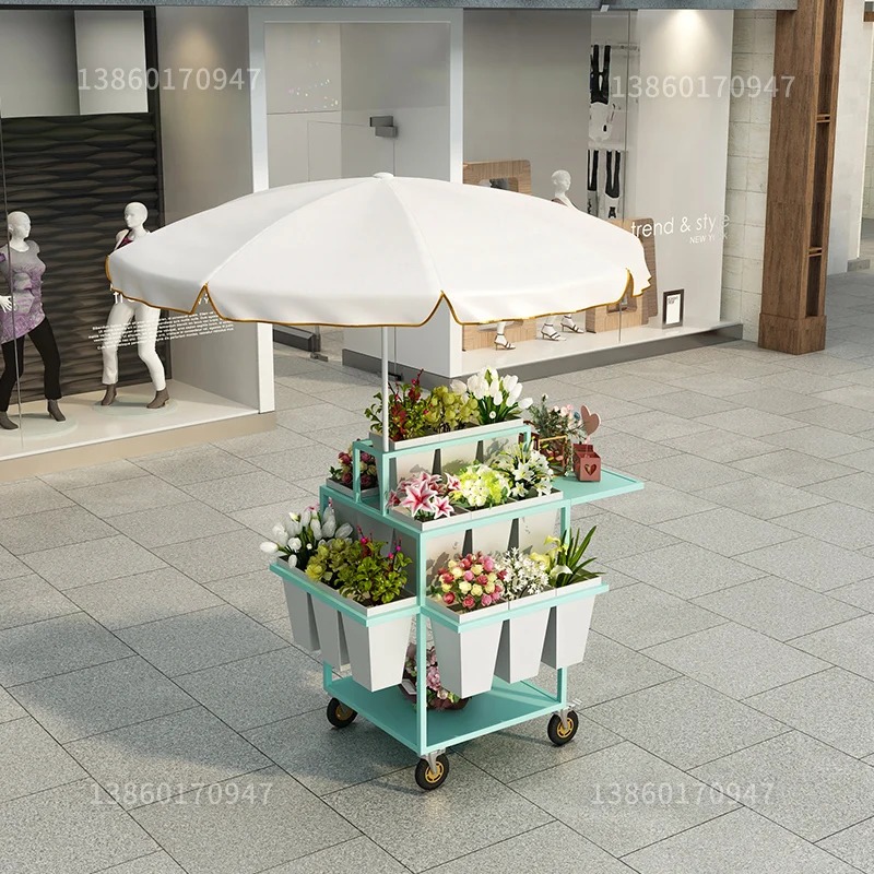 花屋の屋台　フラワートロリー　夜市　屋外花屋用品　花束折りた - Florist Supply Buckets のレビューと価格