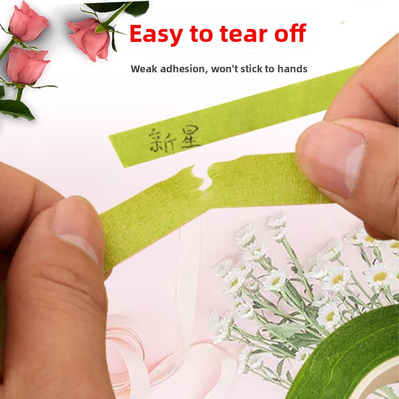 手作り花束テープツイストスティック No.2 フラワーポール - Floral Tape Green のレビューと価格
