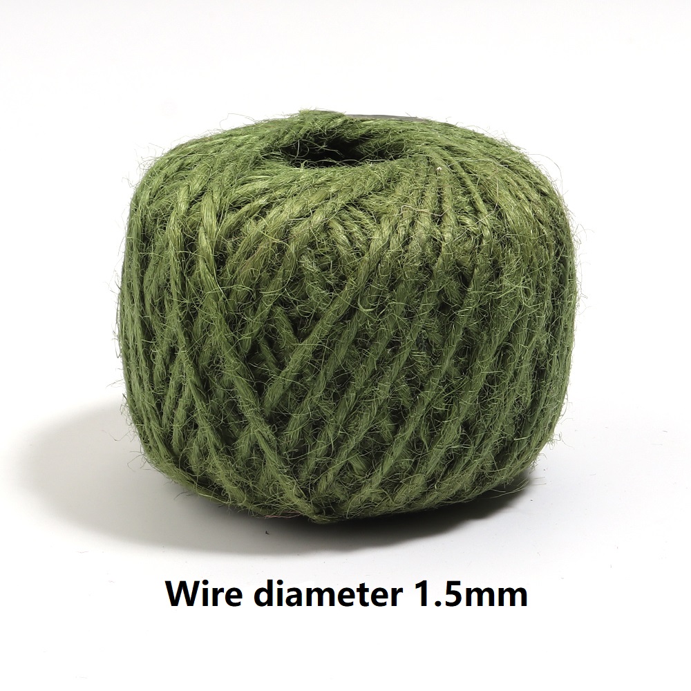 50メートル天然ジュートリボン工芸品ロープ紐DIYウェディン - Twine Jute Natural のレビューと価格