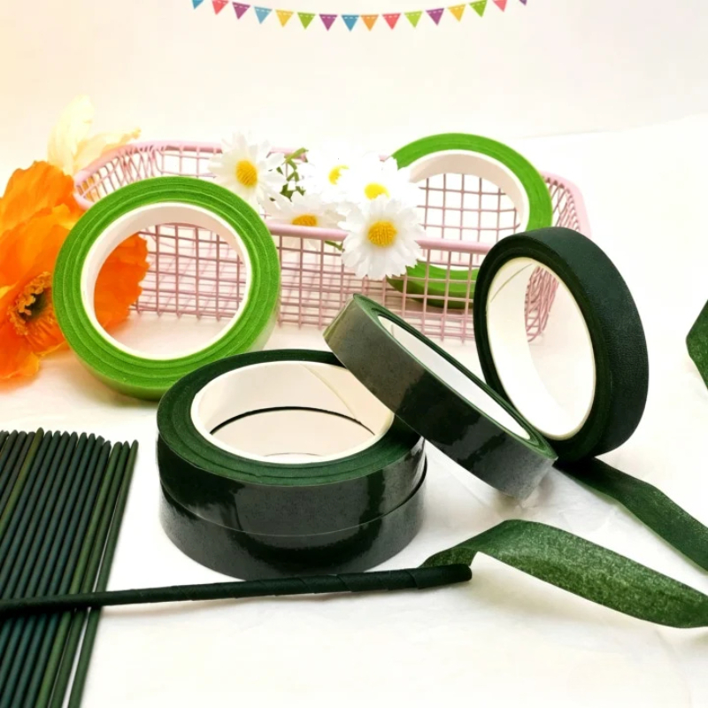 グリーン防水フローラルテープ接着剤付き花屋テープフラワーアレ - Floral Tape Green のレビューと価格