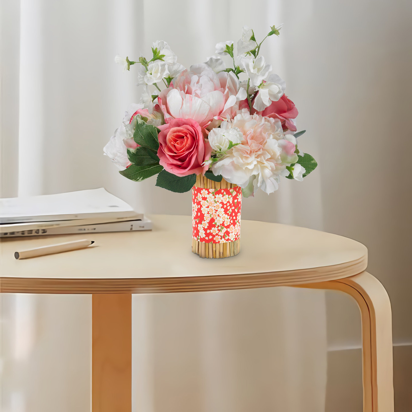 わら工芸装飾花瓶ドライフラワーカードアレンジメント日本料理レ - Florist Supply Vases のレビューと価格