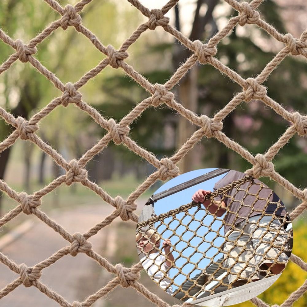 麻縄クライミングネット自然麻縄ガーデンバルコニー麻ひもトレリ - Twine Jute Natural のレビューと価格